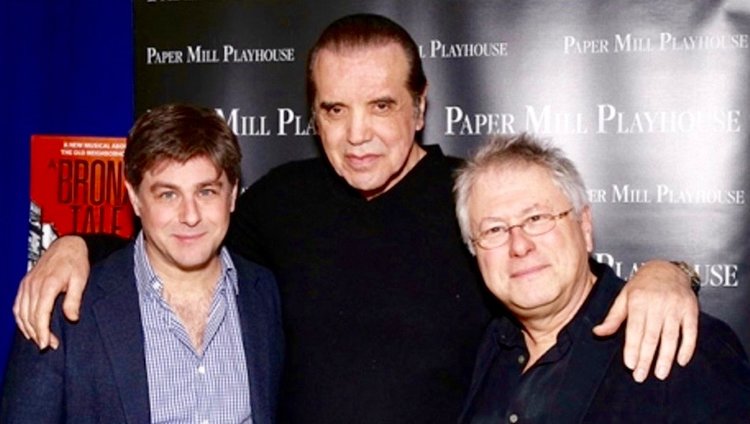 Glenn Slater with Chazz Palminteri and Alan Menken 